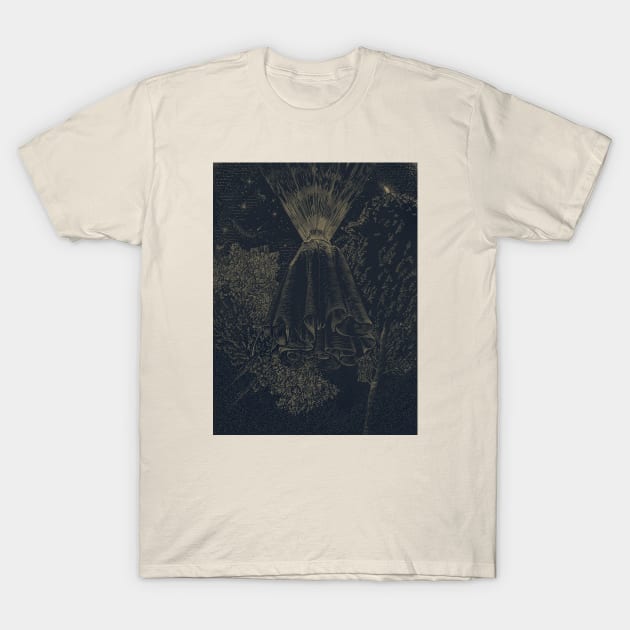 The Cloak of Blinding Levitation T-Shirt by andbloom